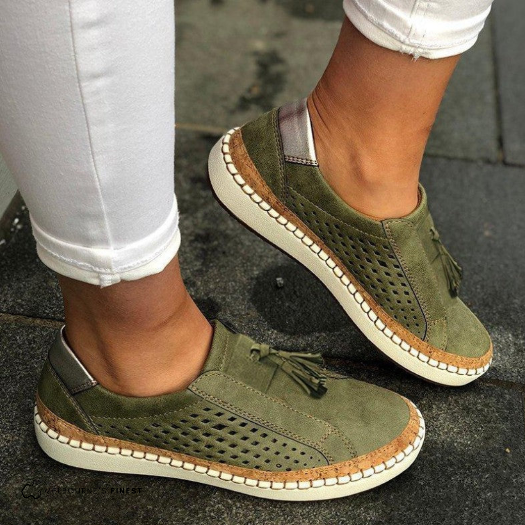 Bespoke Comfortable summer slip-ons for women | Liora
