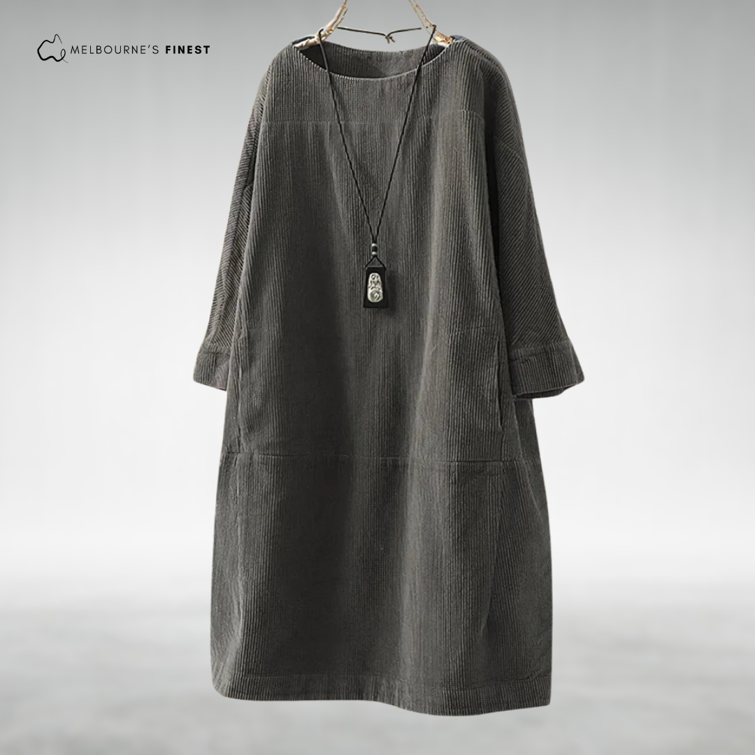 Royal Relaxed midi dress for women | Aria