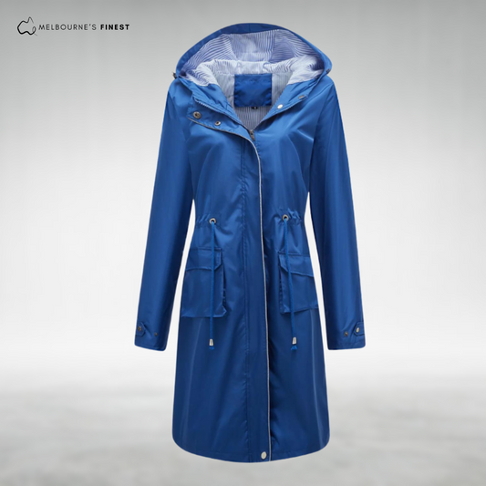 Superior Waterproof trenchcoat with hood for women | Brielle