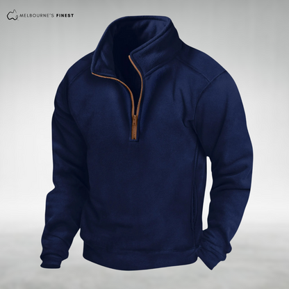 Distinguished Cozy half-zip pullover for men | Holden