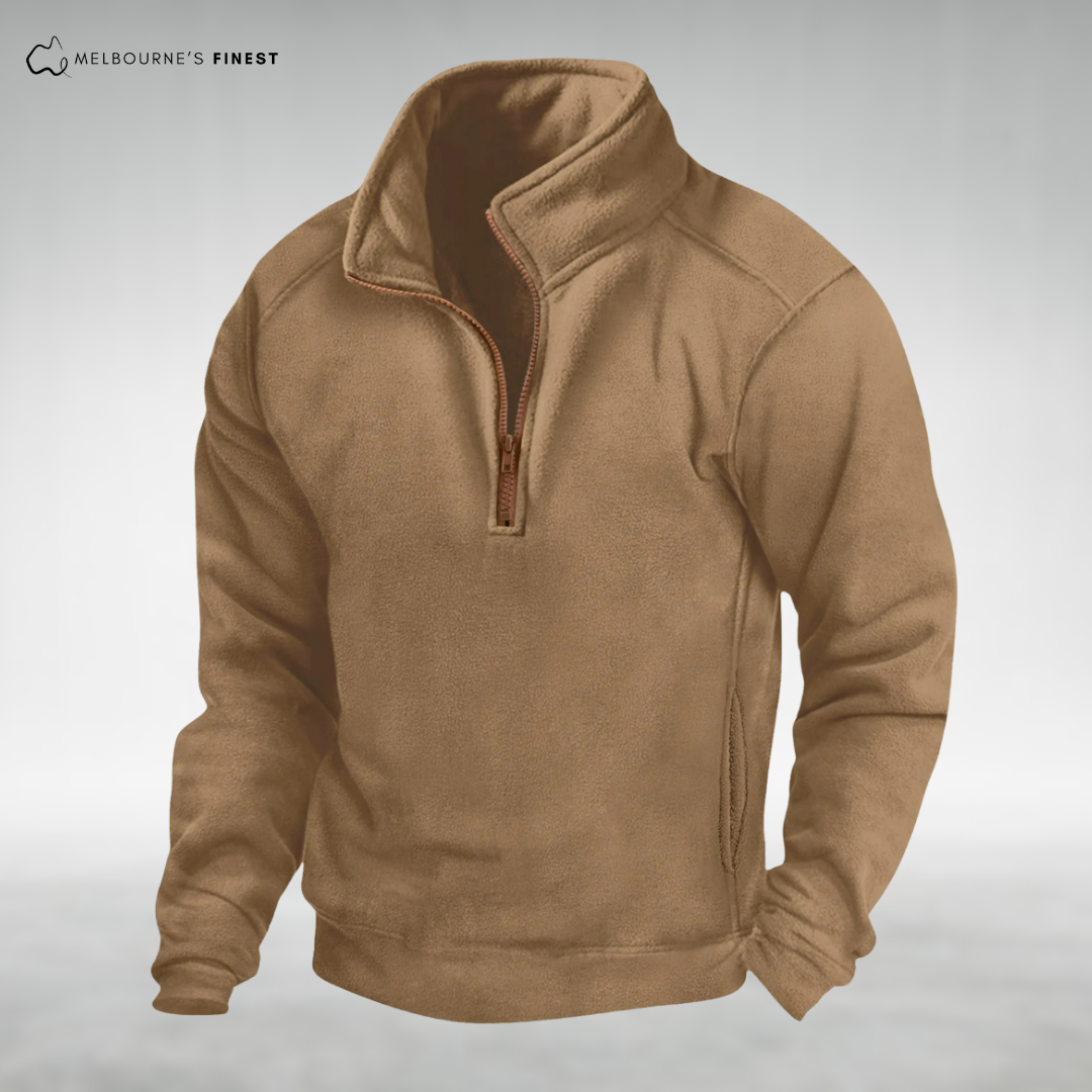 Distinguished Cozy half-zip pullover for men | Holden