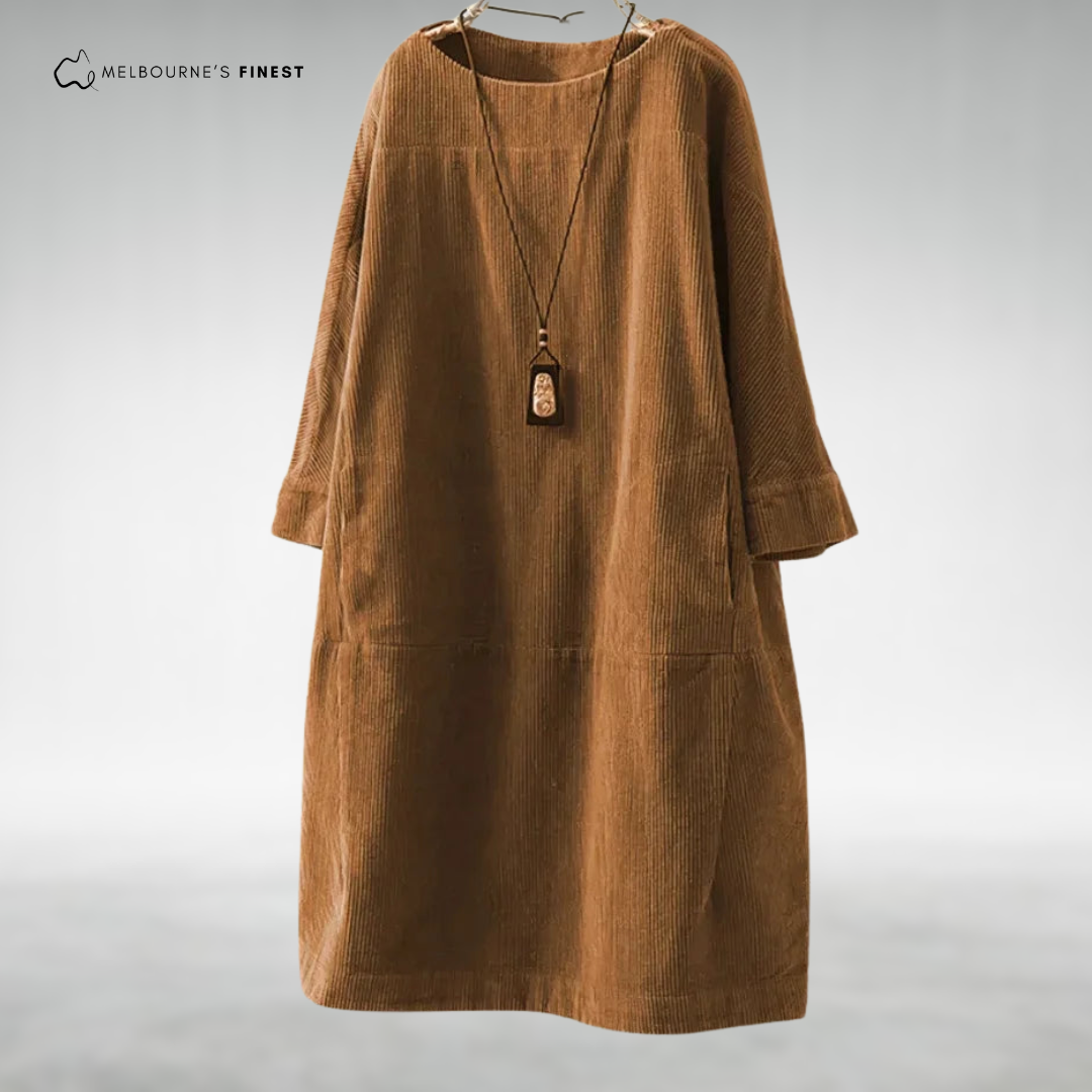 Royal Relaxed midi dress for women | Aria