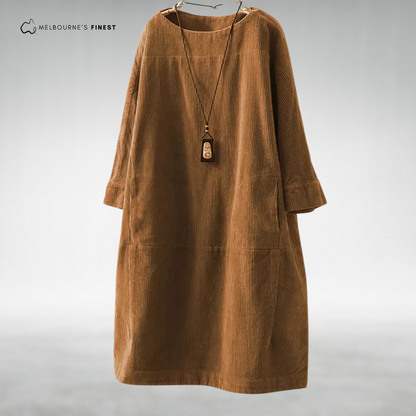 Royal Relaxed midi dress for women | Aria
