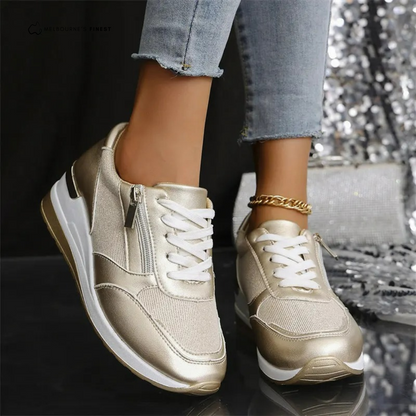 Sophisticated Supportive breathable shoes for women | Delia