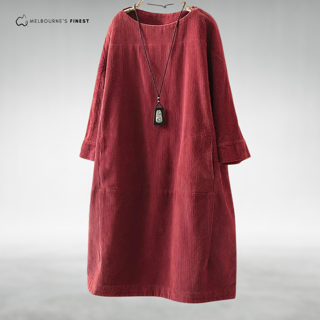 Royal Relaxed midi dress for women | Aria