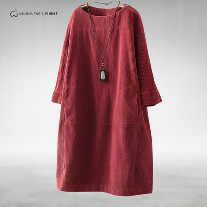 Royal Relaxed midi dress for women | Aria