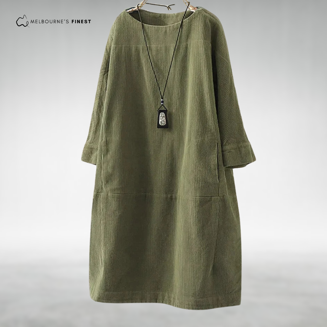 Royal Relaxed midi dress for women | Aria