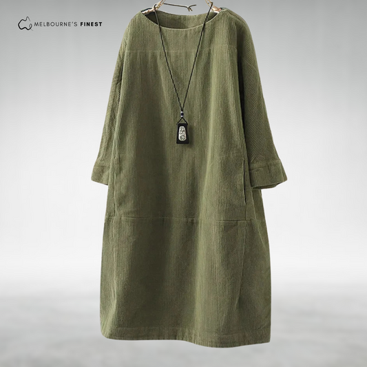 Royal Relaxed midi dress for women | Aria