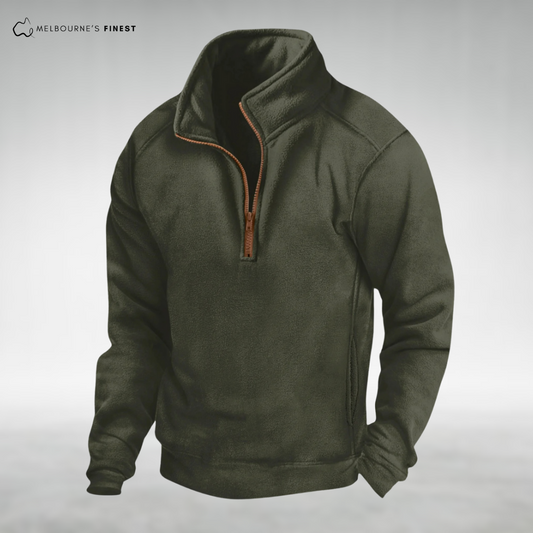 Distinguished Cozy half-zip pullover for men | Holden