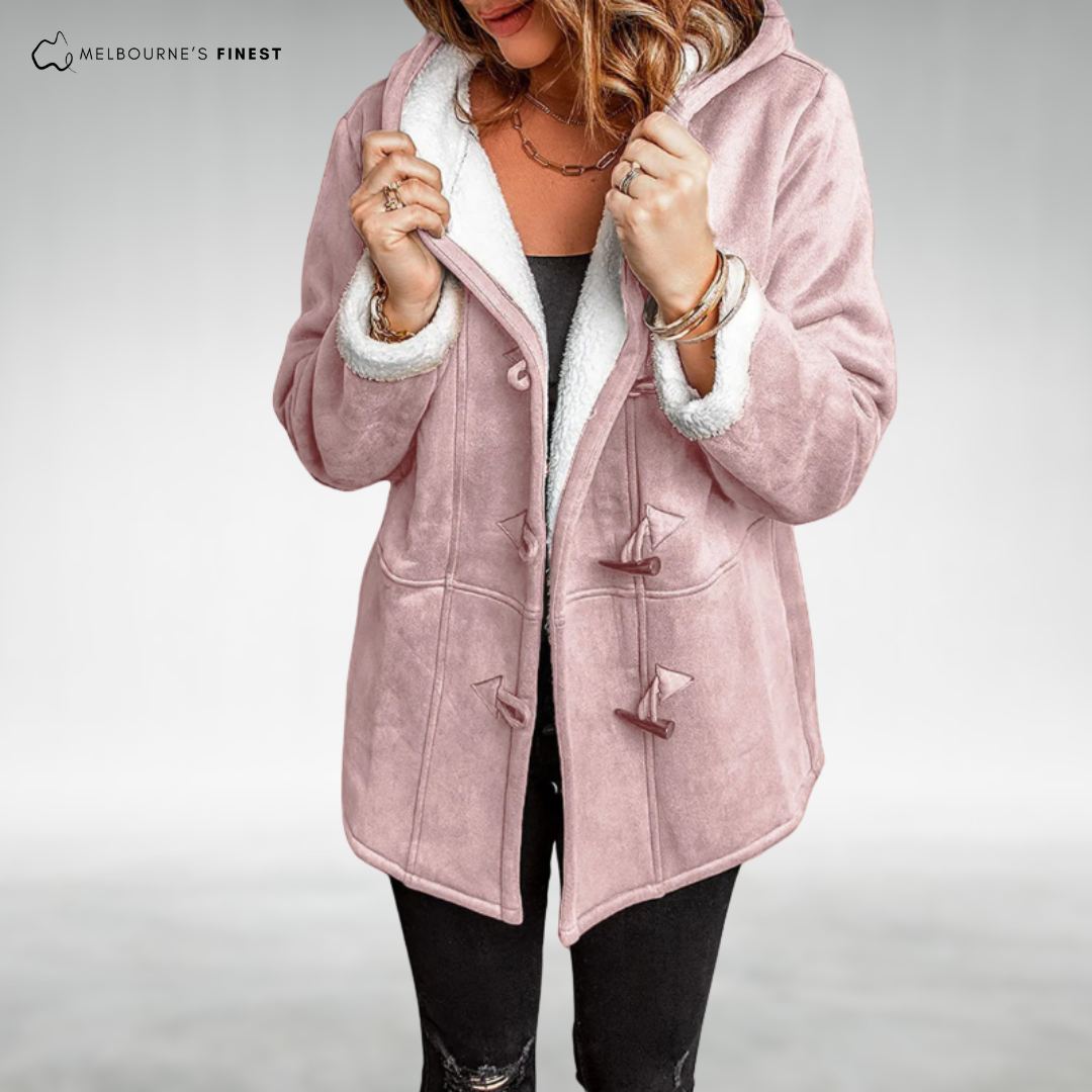 Distinct Stylish button-front coat for women | Amara