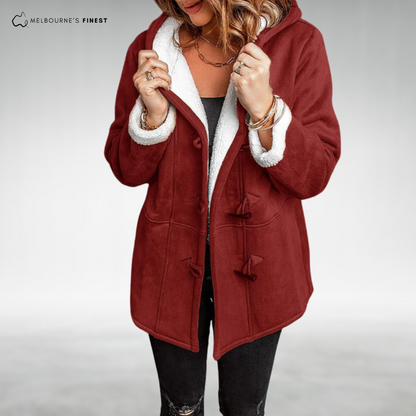 Distinct Stylish button-front coat for women | Amara