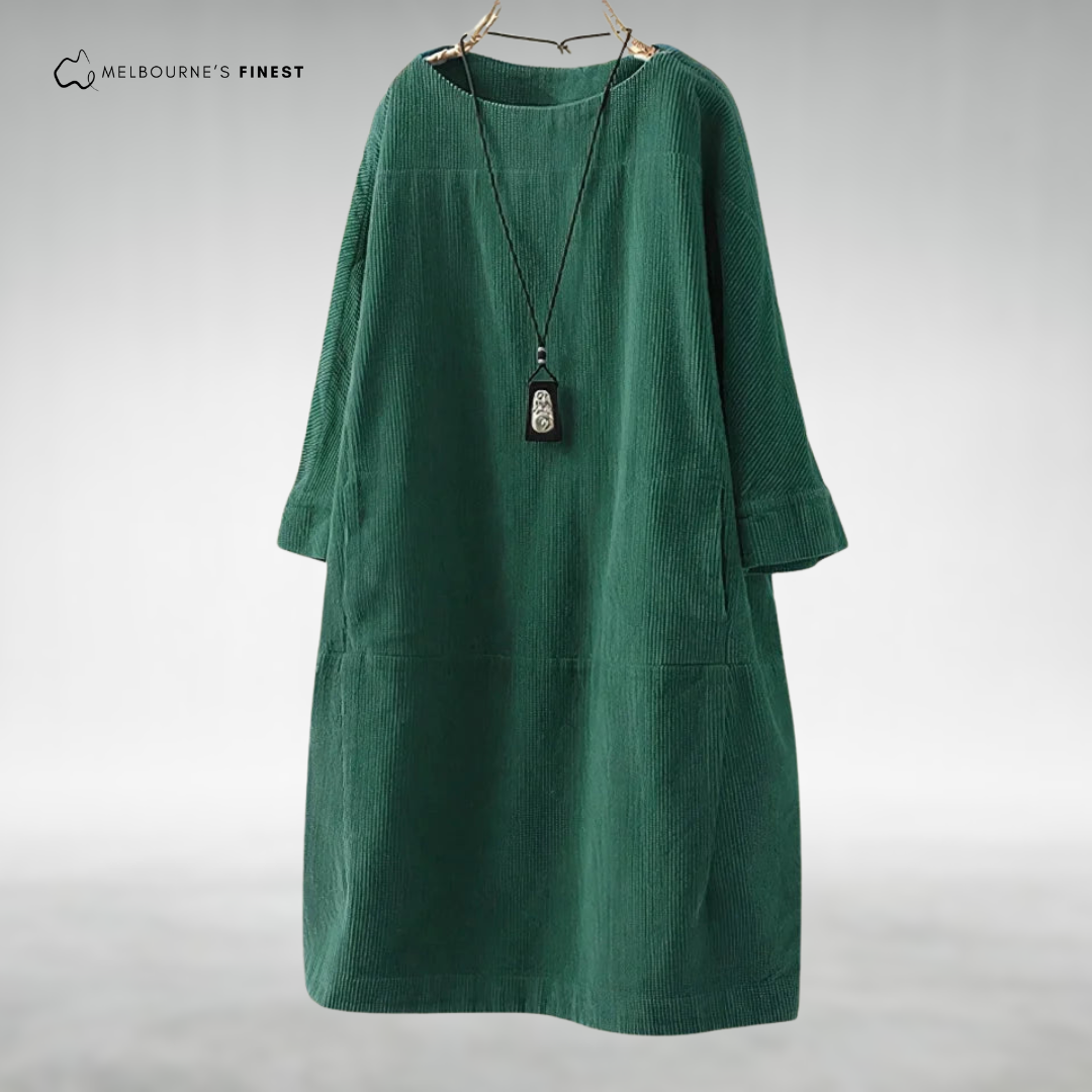 Royal Relaxed midi dress for women | Aria
