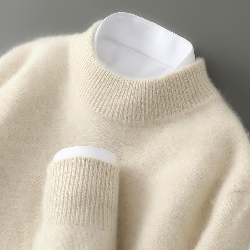 Silent Refined Mock Neck Sweater For Men | Rowan