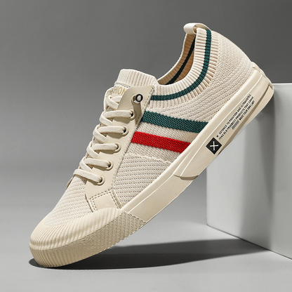 Dedicated Striped Lace Up Sneakers for Men | Luca