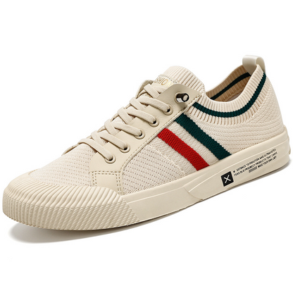 Dedicated Striped Lace Up Sneakers for Men | Luca