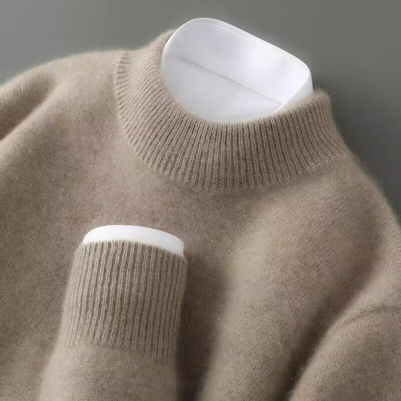 Silent Refined Mock Neck Sweater For Men | Rowan