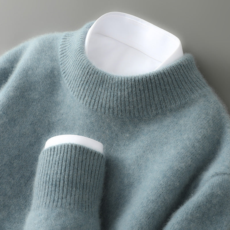 Silent Refined Mock Neck Sweater For Men | Rowan