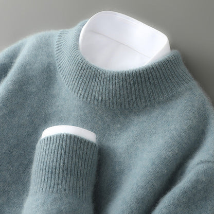 Silent Refined Mock Neck Sweater For Men | Rowan