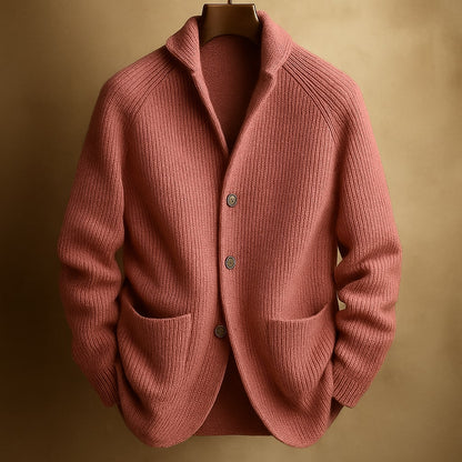 Lush Button Front Lightweight Cardigan For Men | Harren
