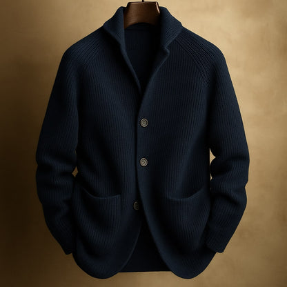 Lush Button Front Lightweight Cardigan For Men | Harren