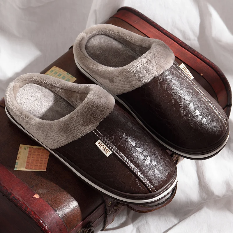 Relaxing Lined Slip On Indoor Slippers For Men | Alaric