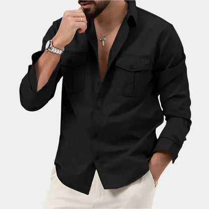 Dawn Casual long sleeve button-up shirt for men | Carter
