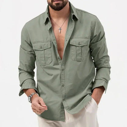Dawn Casual long sleeve button-up shirt for men | Carter