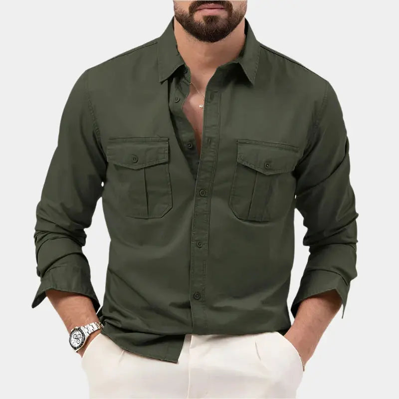 Dawn Casual long sleeve button-up shirt for men | Carter