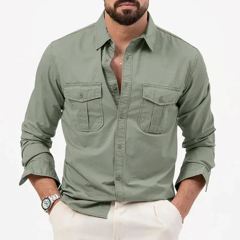 Dawn Casual long sleeve button-up shirt for men | Carter