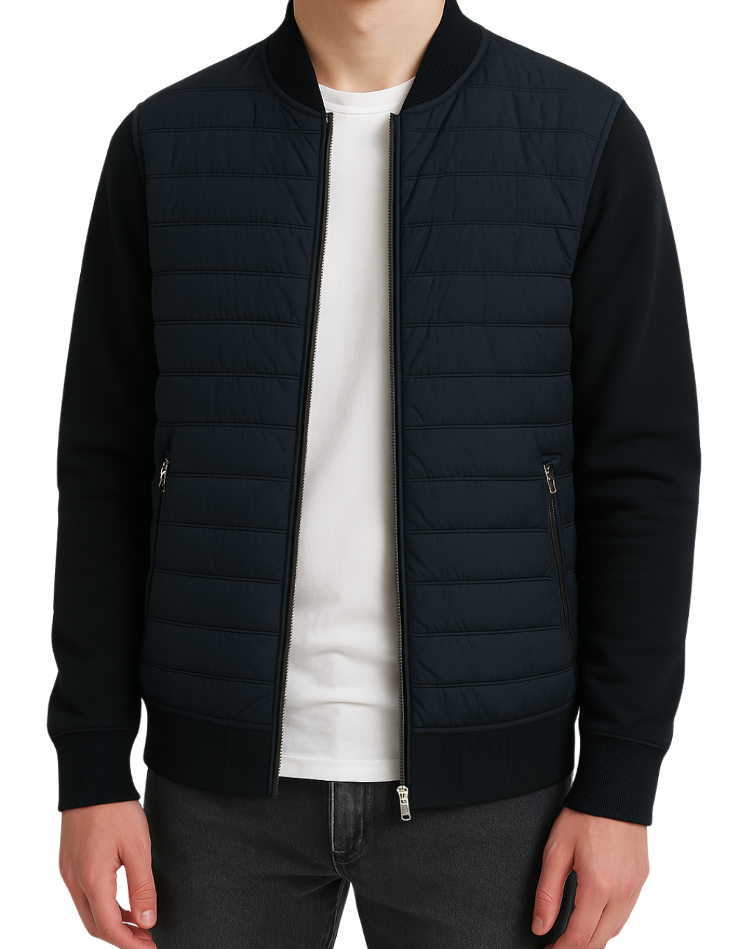 Sunset Elegant knit vest jacket for stylish layering for men | Adrian