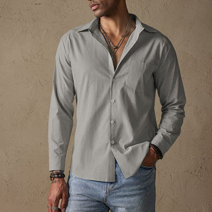 Morning Casual shirt with traditional collar for men | Matteo