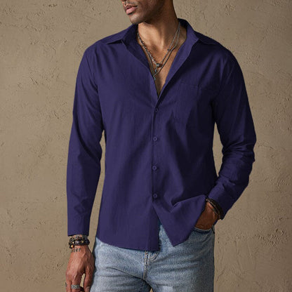 Morning Casual shirt with traditional collar for men | Matteo