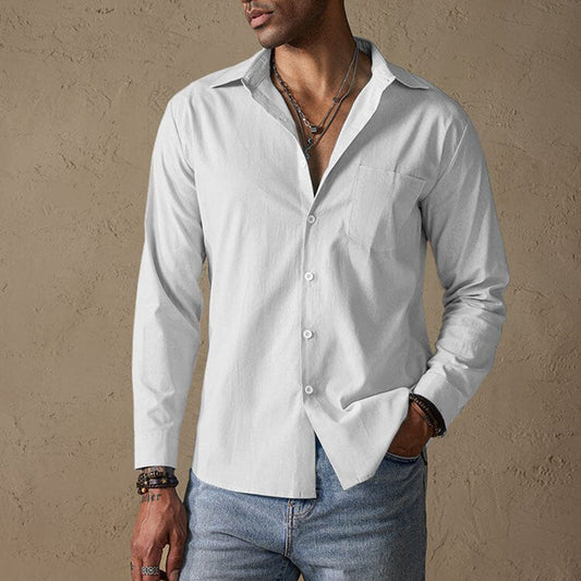 Morning Casual shirt with traditional collar for men | Matteo