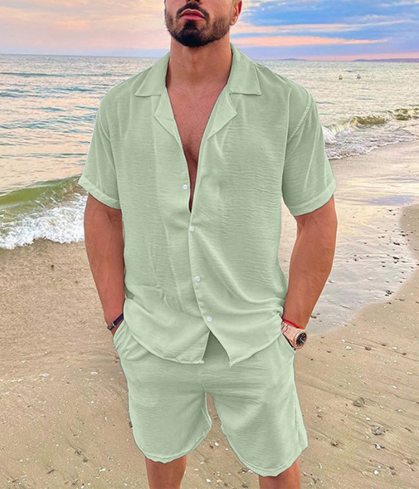 Sunrise Summer short sleeve set for men | Eden