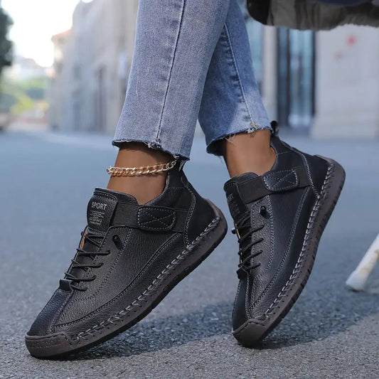 Balanced Comfort-Fit Lace-Up Trainers For Women | Elowen