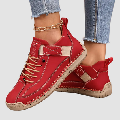 Balanced Comfort-Fit Lace-Up Trainers For Women | Elowen