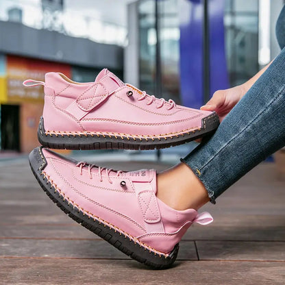 Balanced Comfort-Fit Lace-Up Trainers For Women | Elowen