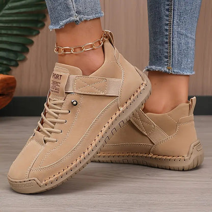 Balanced Comfort-Fit Lace-Up Trainers For Women | Elowen