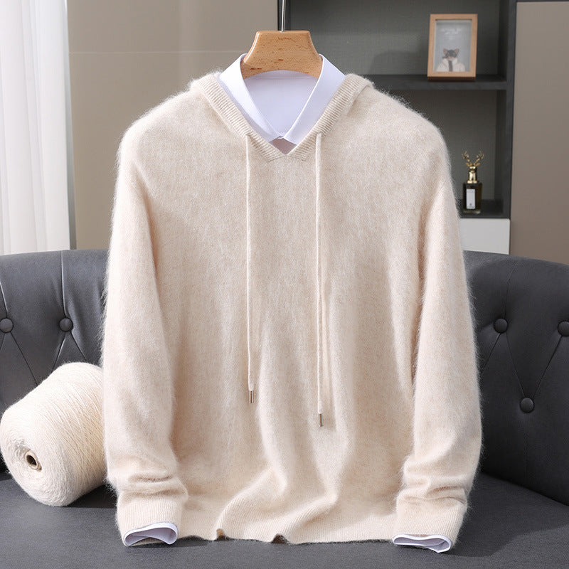 Premier Relaxed Fit Hooded Sweater For Men | Caedmon