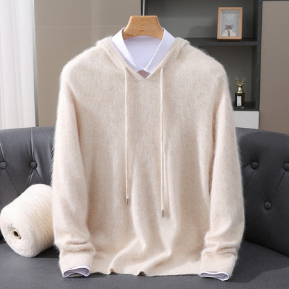 Premier Relaxed Fit Hooded Sweater For Men | Caedmon