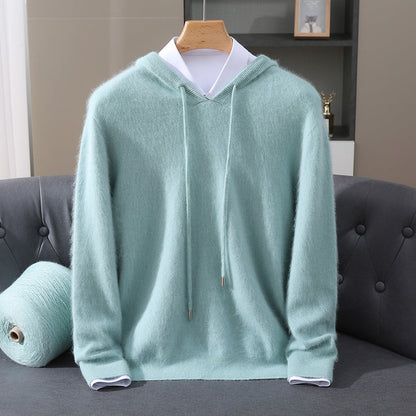 Premier Relaxed Fit Hooded Sweater For Men | Caedmon