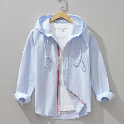 Grounded Lightweight Hooded Shirt Jacket For Men | Soren