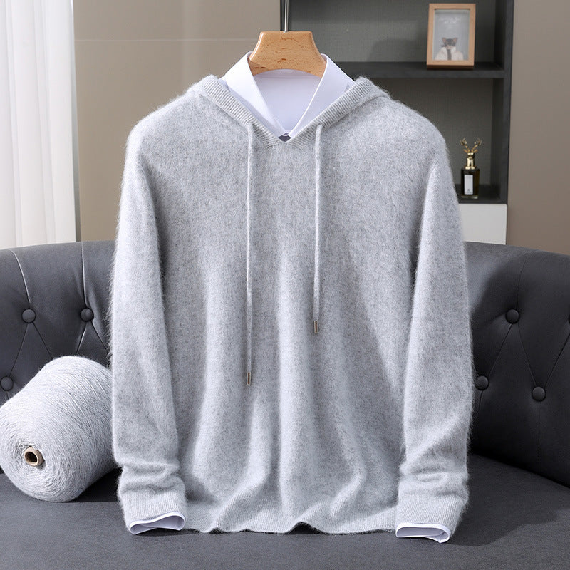 Premier Relaxed Fit Hooded Sweater For Men | Caedmon
