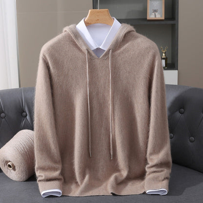 Premier Relaxed Fit Hooded Sweater For Men | Caedmon