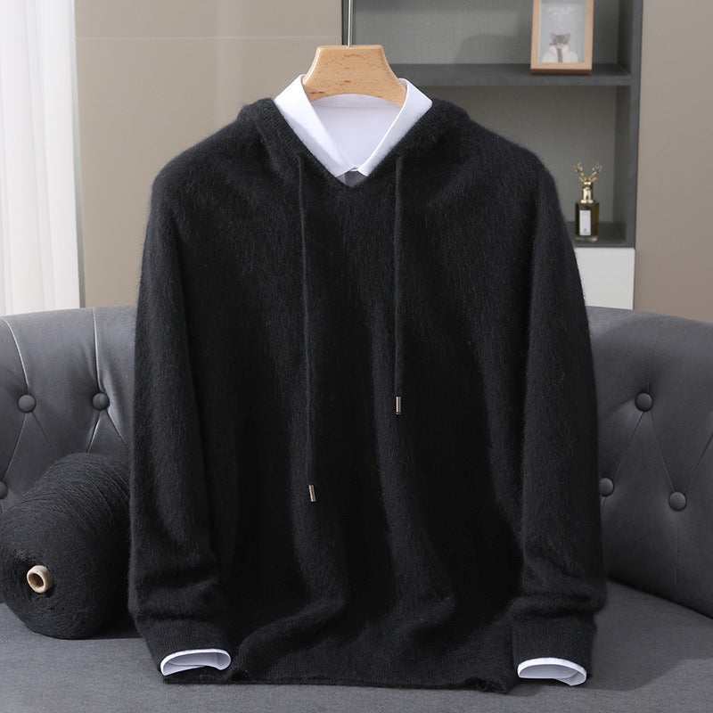 Premier Relaxed Fit Hooded Sweater For Men | Caedmon