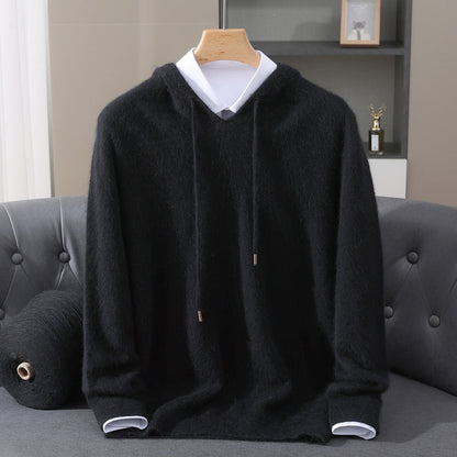 Premier Relaxed Fit Hooded Sweater For Men | Caedmon