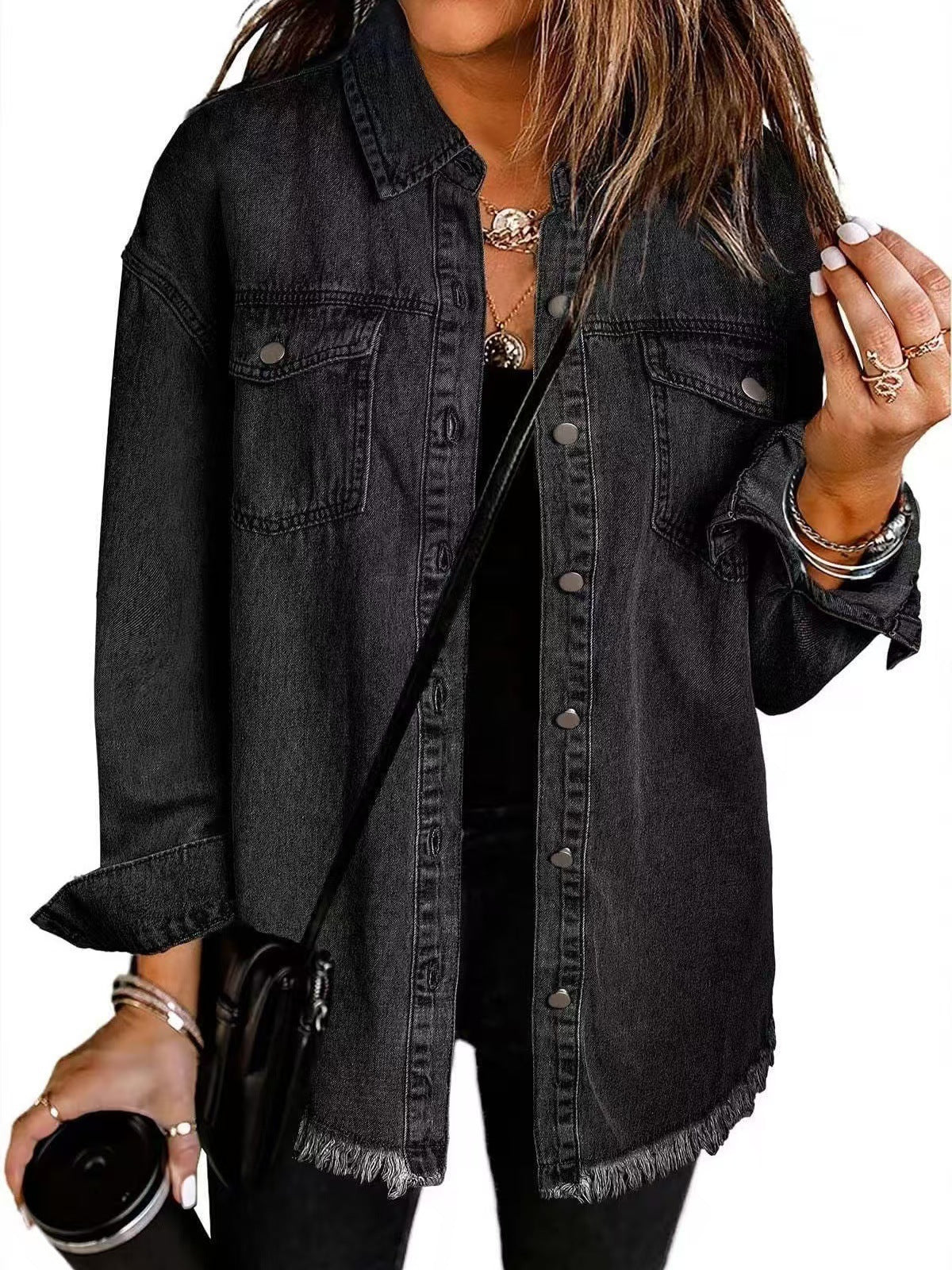 Supreme Relaxed Fit Denim Jacket For Women | Kalinda