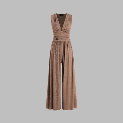 Special Elegant Ruched Casual Jumpsuit For Women | Valerisse