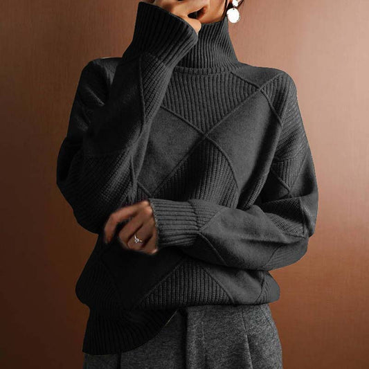 Lilac Refined Knit Sweater for Women | Eloise