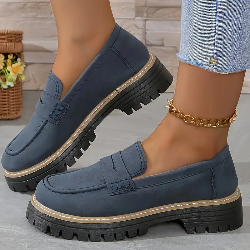 Madeleine Classic Comfortable Slip On Loafers For Women | Arvella
